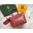 Goyard Isabelle Fashion Cowhide Shoulder Bag For Women Red