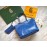 Goyard Isabelle Fashion Cowhide Shoulder Bag For Women Blue