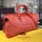 Goyard Fashion Y-Print Light Travel Bag For Women Orange Red