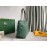 Goyard Large Leather Zipper Shopping Bag For Women Green