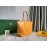 Goyard Large Leather Zipper Shopping Bag For Women Yellow