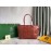 Goyard Large Leather Zipper Shopping Bag For Women Red