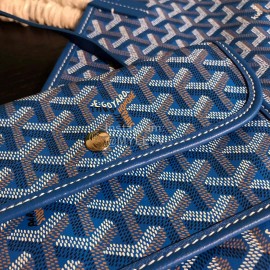Goyard New Medium Leather Shopping Bag Handbag For Women Blue