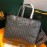 Goyard New Medium Leather Shopping Bag Handbag For Women Dark Gray