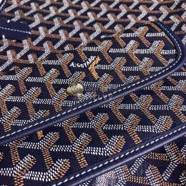 Goyard New Medium Leather Shopping Bag Handbag For Women Navy