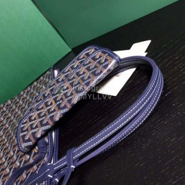 Goyard New Medium Leather Shopping Bag Handbag For Women Navy