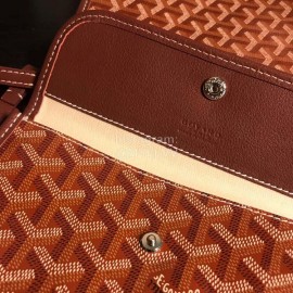 Goyard New Medium Leather Shopping Bag Handbag For Women Wine Red