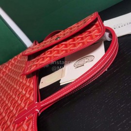 Goyard New Medium Leather Shopping Bag Handbag For Women Red