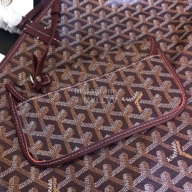 Goyard New Medium Cowhide Anjou Tote Bag For Women Wine Red