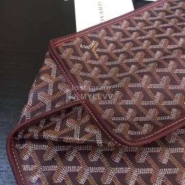 Goyard New Medium Cowhide Anjou Tote Bag For Women Wine Red