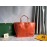 Goyard Large Anjou Leather Shopping Bag Tote Bag For Women 020661 Orange