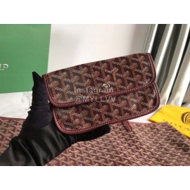 Goyard Large Anjou Leather Shopping Bag Tote Bag For Women 020661 Wine Red