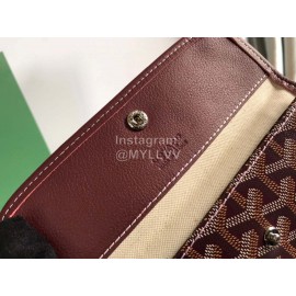 Goyard Large Anjou Leather Shopping Bag Tote Bag For Women 020661 Wine Red