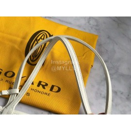 Goyard Large Anjou Leather Shopping Bag Tote Bag For Women 020661 White