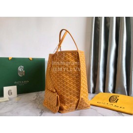 Goyard Large Anjou Leather Shopping Bag Tote Bag For Women 020661 Yellow