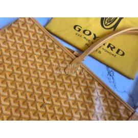 Goyard Large Anjou Leather Shopping Bag Tote Bag For Women 020661 Yellow