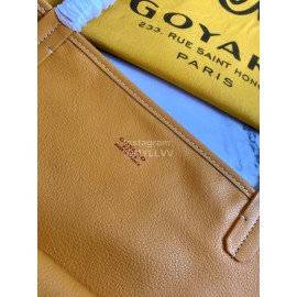 Goyard Large Anjou Leather Shopping Bag Tote Bag For Women 020661 Yellow