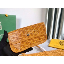 Goyard Large Anjou Leather Shopping Bag Tote Bag For Women 020661 Yellow