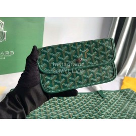 Goyard Large Anjou Leather Shopping Bag Tote Bag For Women 020661 Green