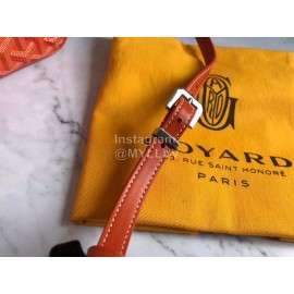 Goyard Leather Crossbody Camera Bag For Men And Women Orange