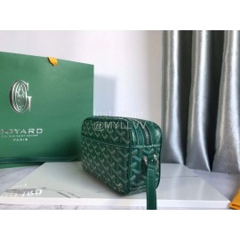 Goyard Leather Crossbody Camera Bag For Men And Women Green