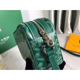 Goyard Leather Crossbody Camera Bag For Men And Women Green