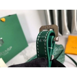 Goyard Leather Crossbody Camera Bag For Men And Women Green