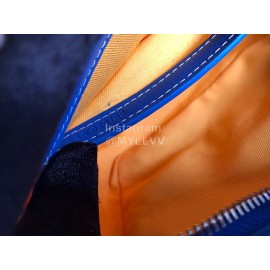 Goyard Leather Crossbody Camera Bag For Men And Women Blue
