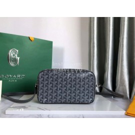 Goyard Leather Crossbody Camera Bag For Men And Women Gray