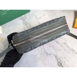 Goyard Leather Crossbody Camera Bag For Men And Women Gray