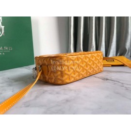 Goyard Leather Crossbody Camera Bag For Men And Women Yellow