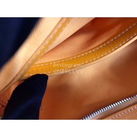 Goyard Leather Crossbody Camera Bag For Men And Women Yellow