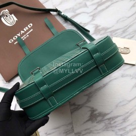 Goyard Printed Leather Crossbody Messenger Bag For Women Green