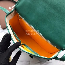 Goyard Printed Leather Crossbody Messenger Bag For Women Green