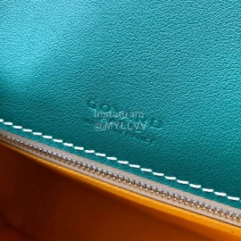 Goyard Printed Leather Crossbody Messenger Bag For Women Green