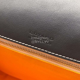 Goyard Printed Leather Crossbody Messenger Bag For Women Gray