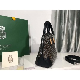 Goyard Vendme Leather Crossbody Bag Handbag For Women Black