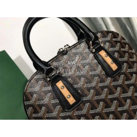 Goyard Vendme Leather Crossbody Bag Handbag For Women Black