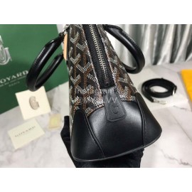 Goyard Vendme Leather Crossbody Bag Handbag For Women Black