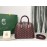 Goyard Vendme Leather Crossbody Bag Handbag For Women Wine Red