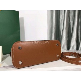 Goyard Vendme Leather Crossbody Bag Handbag For Women Brown