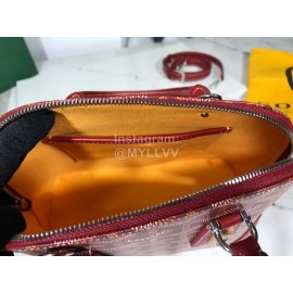 Goyard Vendme Leather Crossbody Bag Handbag For Women Red