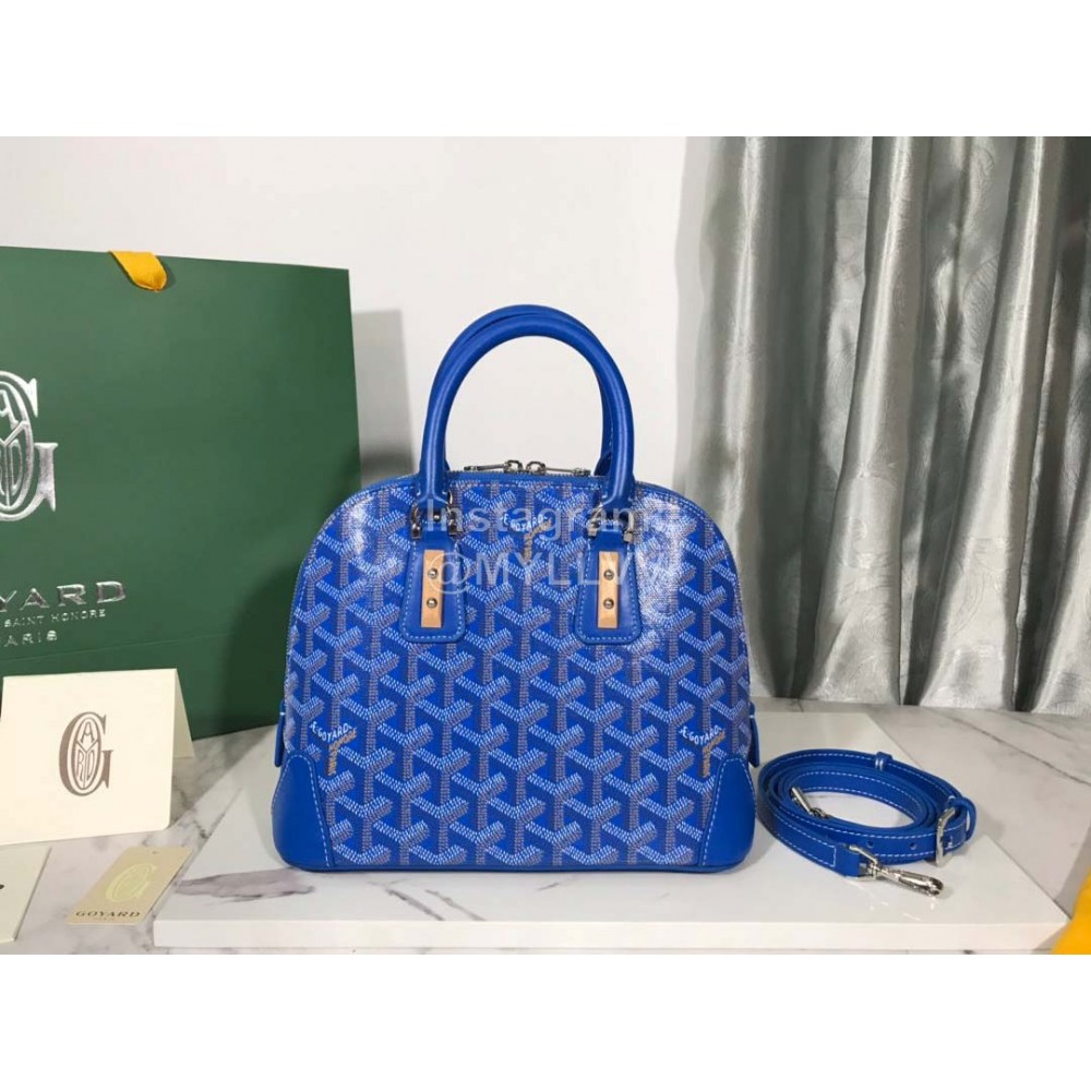 Goyard Vendme Leather Crossbody Bag Handbag For Women Blue