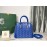 Goyard Vendme Leather Crossbody Bag Handbag For Women Blue