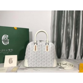 Goyard Vendme Leather Crossbody Bag Handbag For Women White