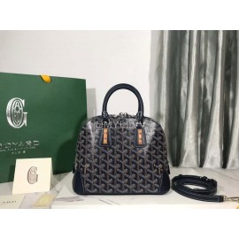 Goyard Vendme Leather Crossbody Bag Handbag For Women Navy