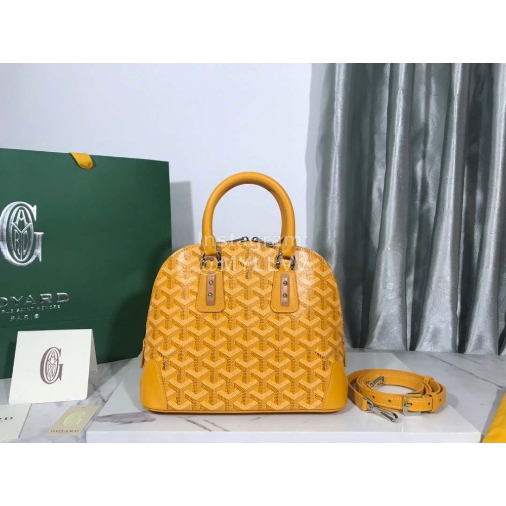Goyard Vendme Leather Crossbody Bag Handbag For Women Yellow