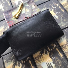 Gucci Mix And Match Interlocking Leather Clutch Black 575991