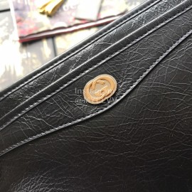 Gucci Mix And Match Interlocking Leather Clutch Black 575991