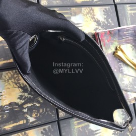 Gucci Mix And Match Interlocking Leather Clutch Black 575991